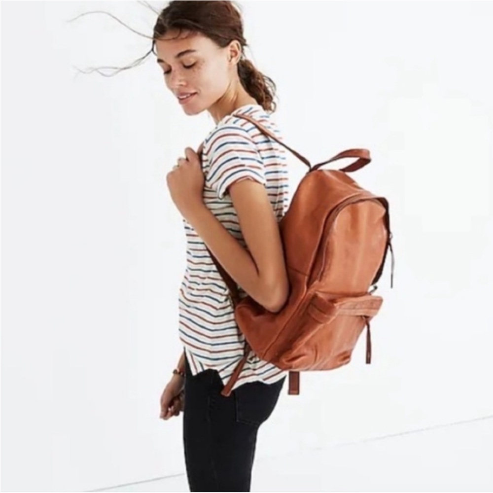 Madewell Leather Lorimer Backpack - full size